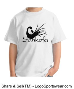 Sankofa Caribbean Cotton Youth T-shirt Design Zoom