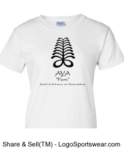 Sankofa Caribbean Aya Ladies T-shirt Design Zoom