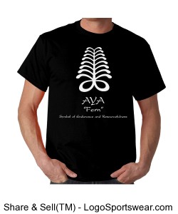 Sankofa Caribbean Aya Adult T-shirt Design Zoom